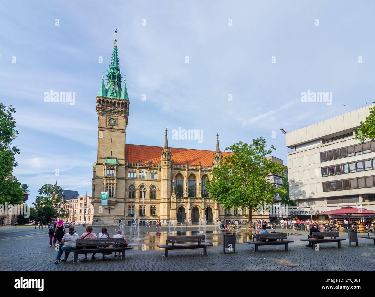 Braunschweig, Braunschweig: Rathaus in Niedersachsen, Niedersachsen, Deutschland Stockfoto