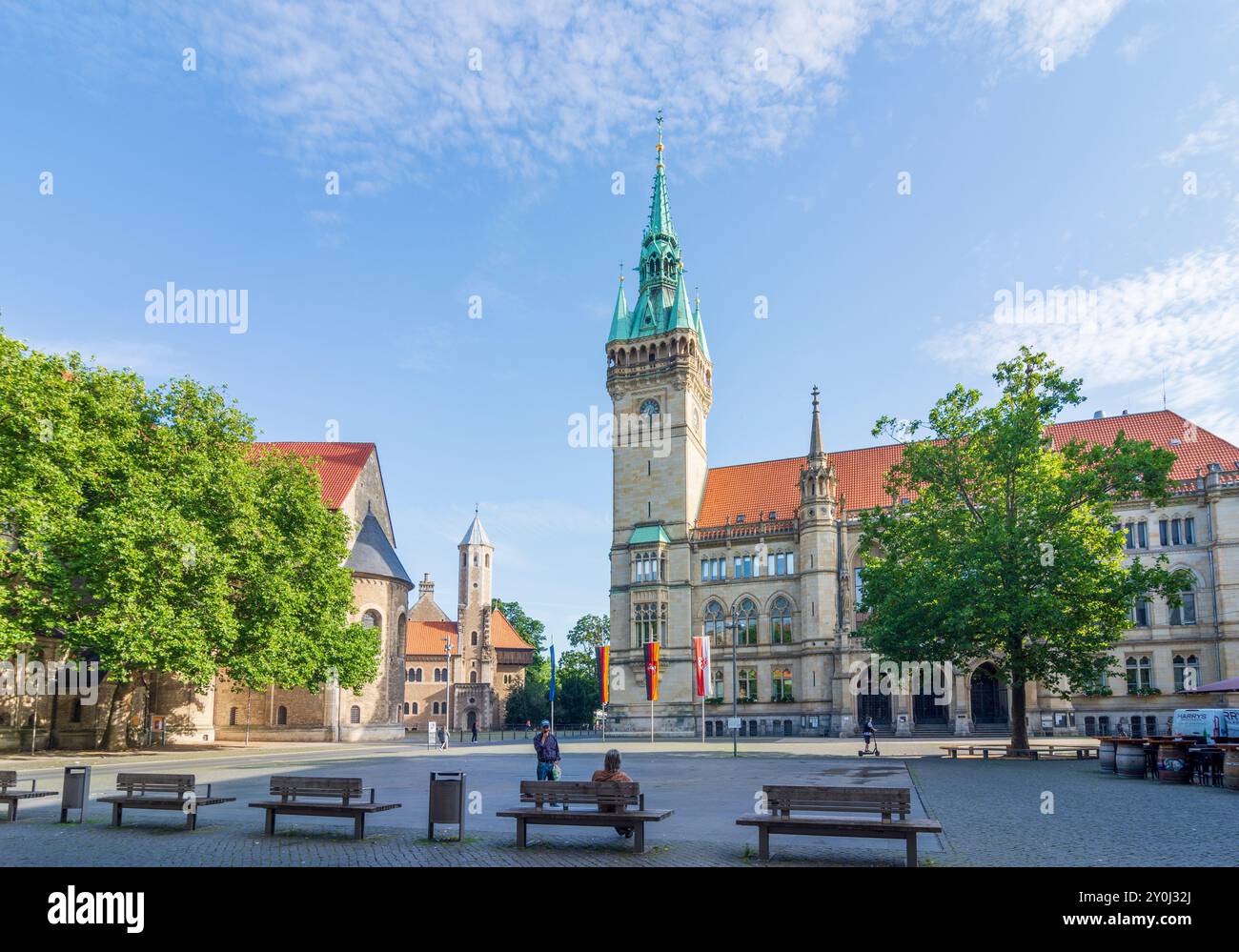 Braunschweig, Braunschweig: Rathaus in Niedersachsen, Niedersachsen, Deutschland Stockfoto