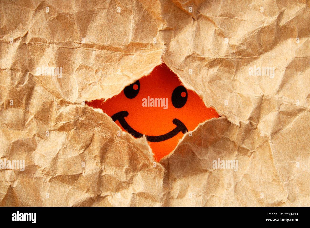 Glück, einen Ausweg zu finden Stockfoto