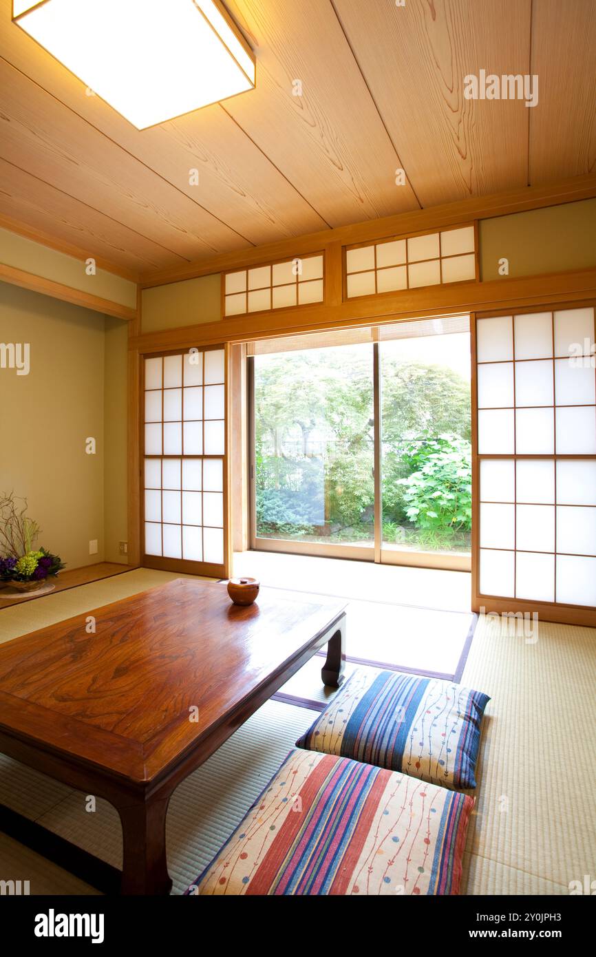 Zimmer im japanischen Stil Stockfoto