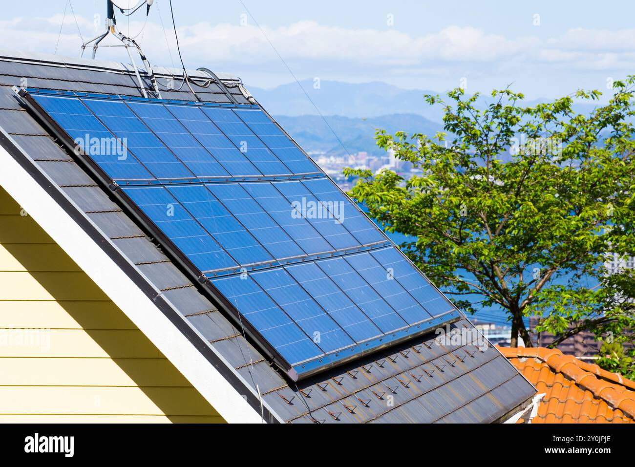 Solar-panels Stockfoto