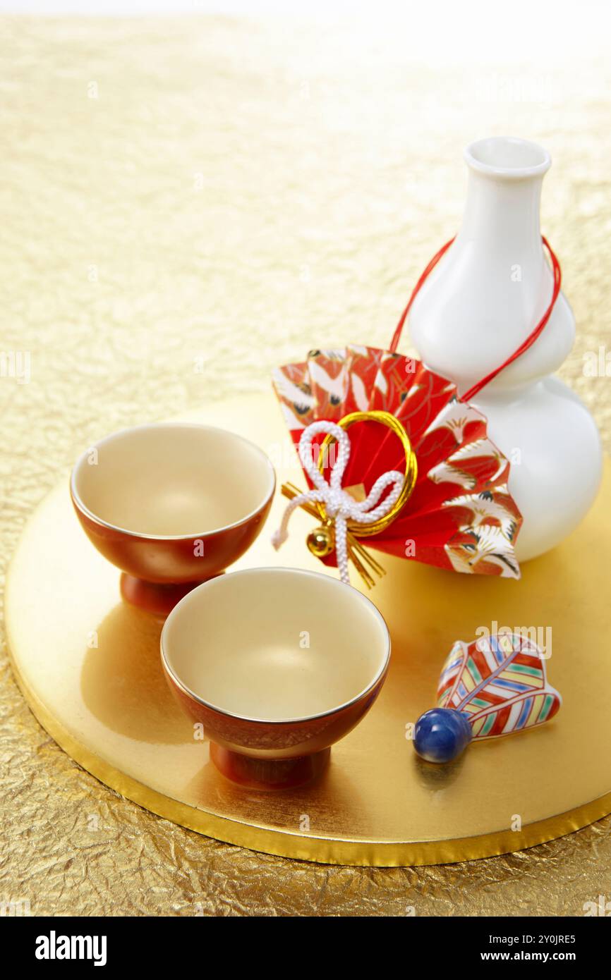 Kleine Neujahrsartikel Stockfoto