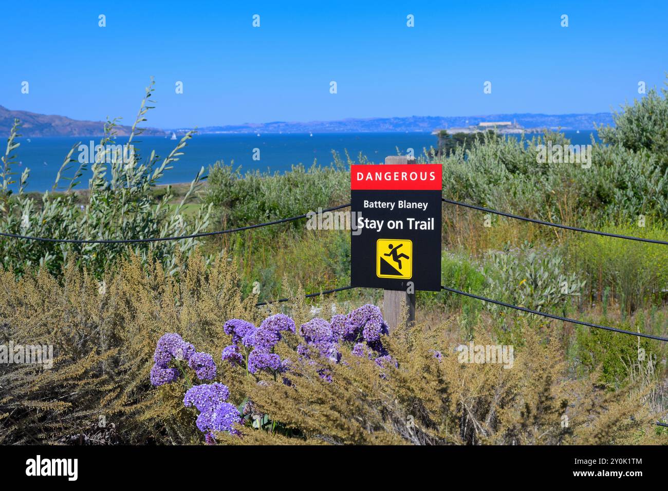 Die Presidio Tunnel Tops sind die neueste Attraktion für Touristen und Einheimische, San Francisco CA Stockfoto