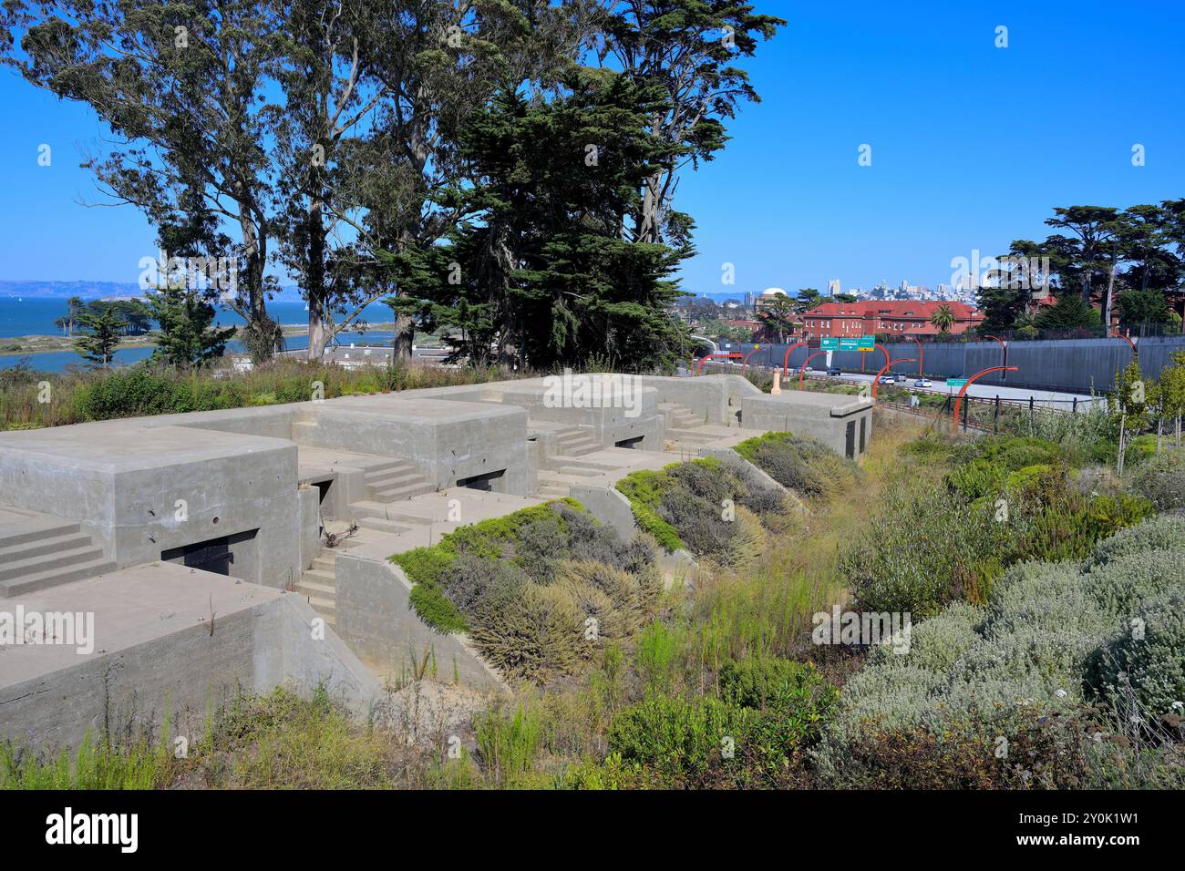 Die Presidio Tunnel Tops sind die neueste Attraktion für Touristen und Einheimische, San Francisco CA Stockfoto
