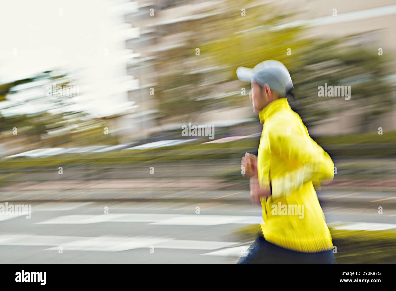 Mann läuft Stockfoto