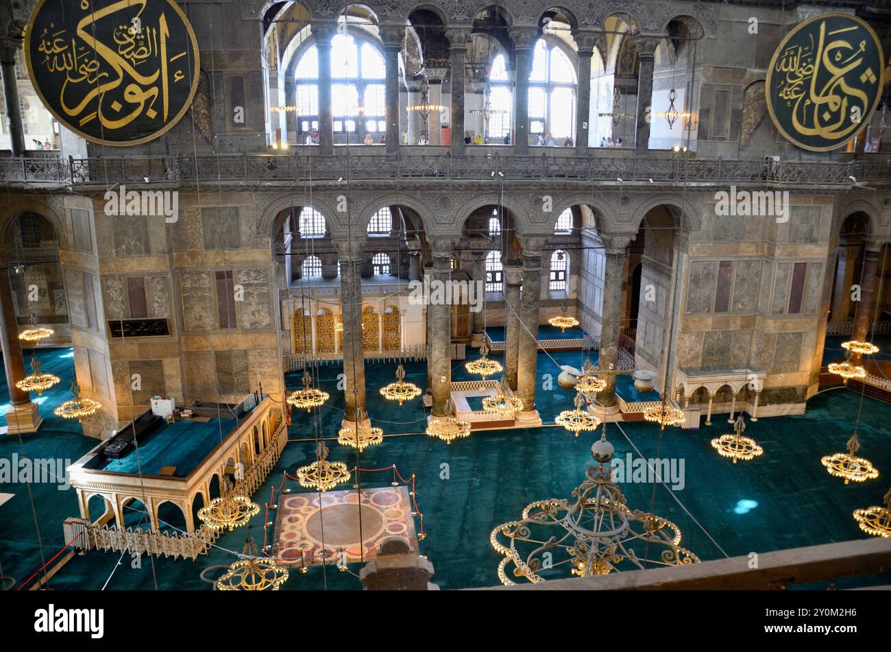 Hagia Sophia, Fatih, Istanbul, Türkei, Europa-Asien Stockfoto