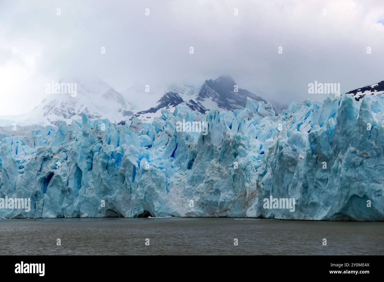 Argentinisches Patagonien: Der Perito Moreno-Gletscher bei El Calafate Stockfoto