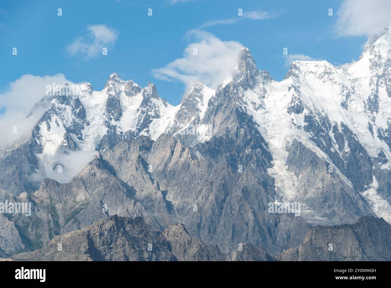 Passu-Tal, Pakistán Stockfoto