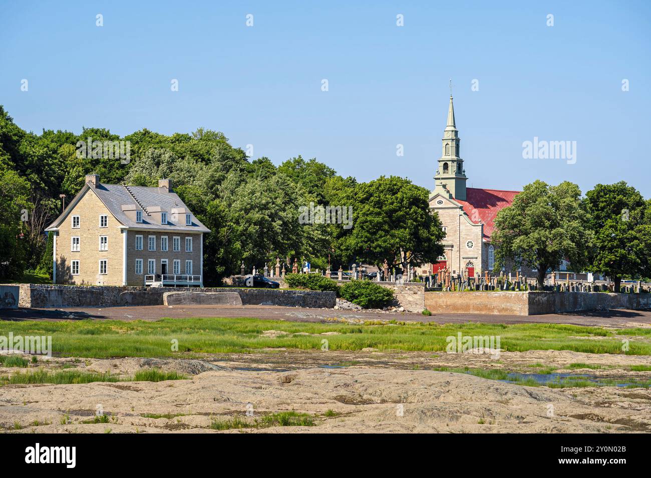 Ile d'Orleans, Quebec, Kanada Stockfoto