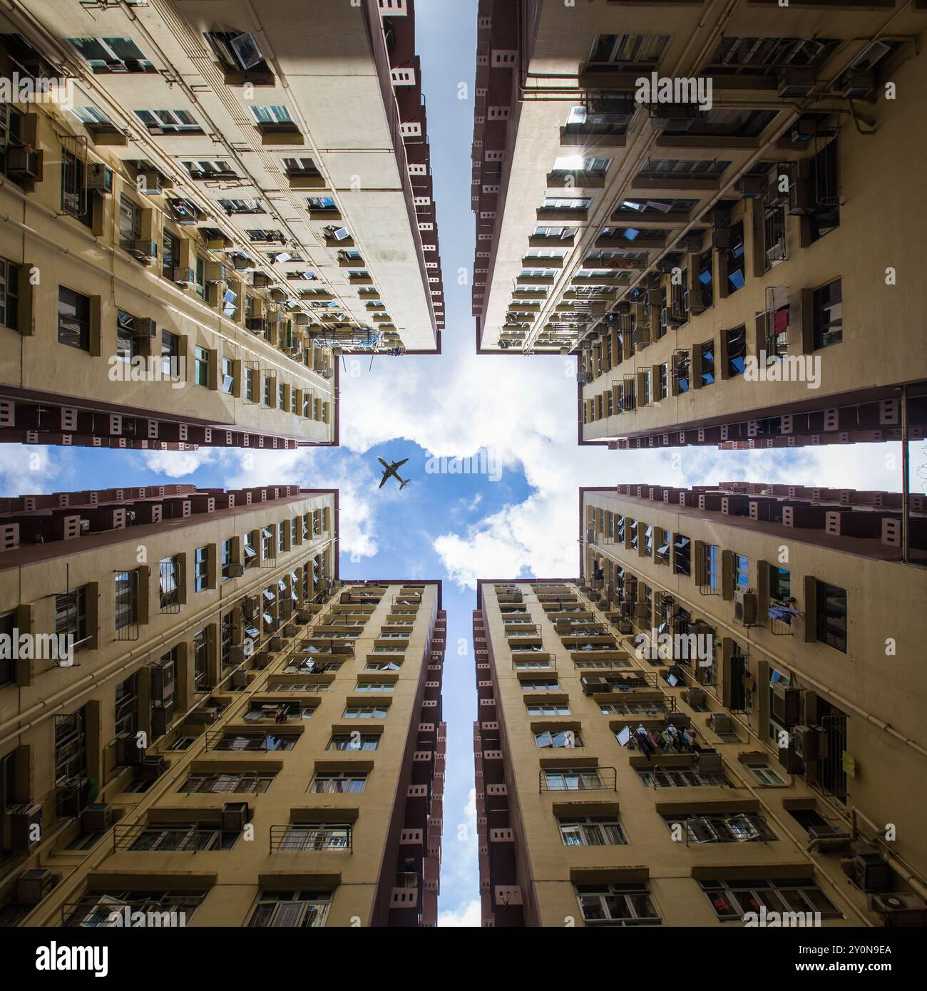 HONGKONG, CHINA - 7. AUGUST 2017 - Bedford Gardens in Hongkong, China, 7. August 2017. Stockfoto