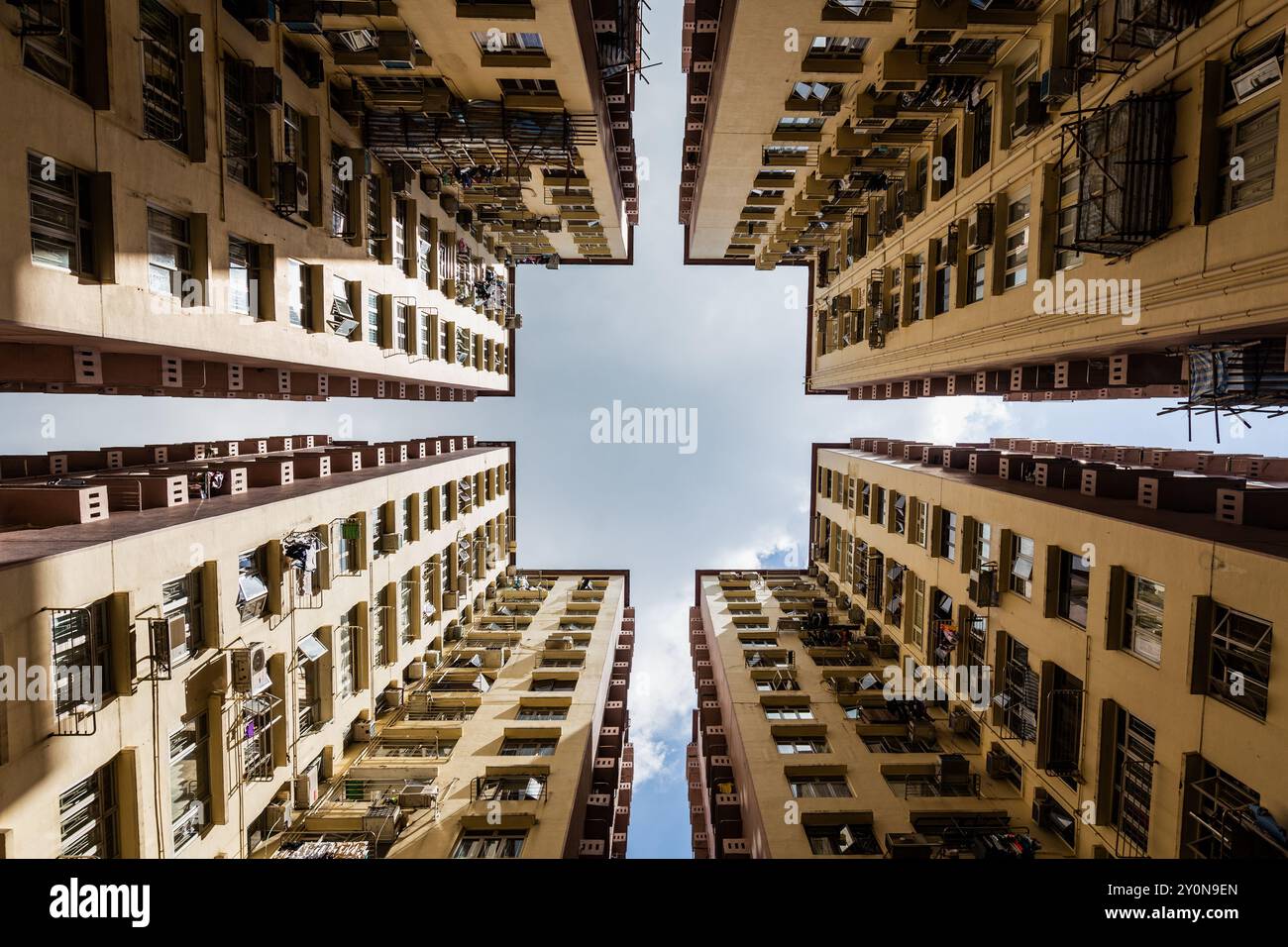 HONGKONG, CHINA - 7. AUGUST 2017 - Bedford Gardens in Hongkong, China, 7. August 2017. Stockfoto