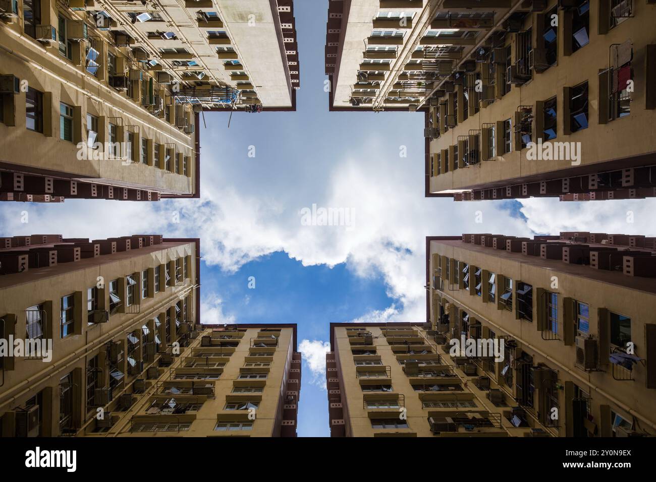 HONGKONG, CHINA - 7. AUGUST 2017 - Bedford Gardens in Hongkong, China, 7. August 2017. Stockfoto