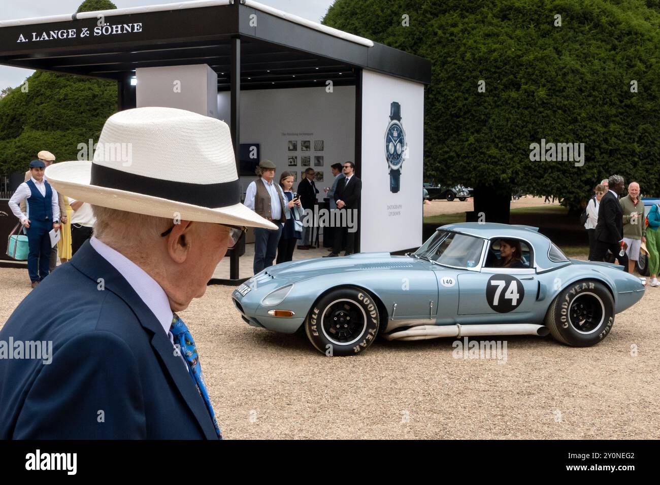 Leichtbau-E-Rennsport-Special beim Concours of Elegance Hampton Court Palace London UK 2024 Stockfoto