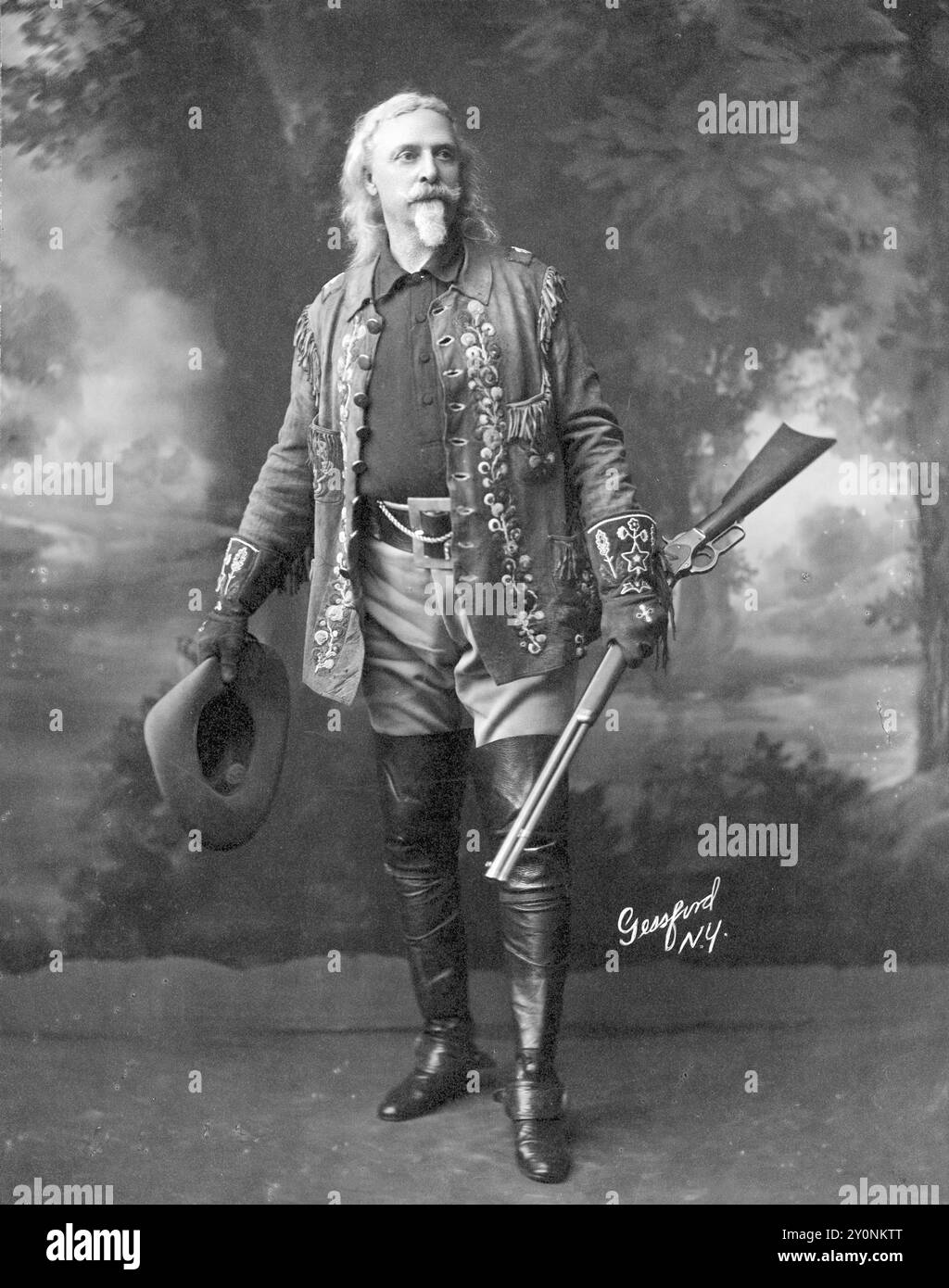 Buffalo Bill, New York Times, 1910 - Foto von Gessford, New York Stockfoto