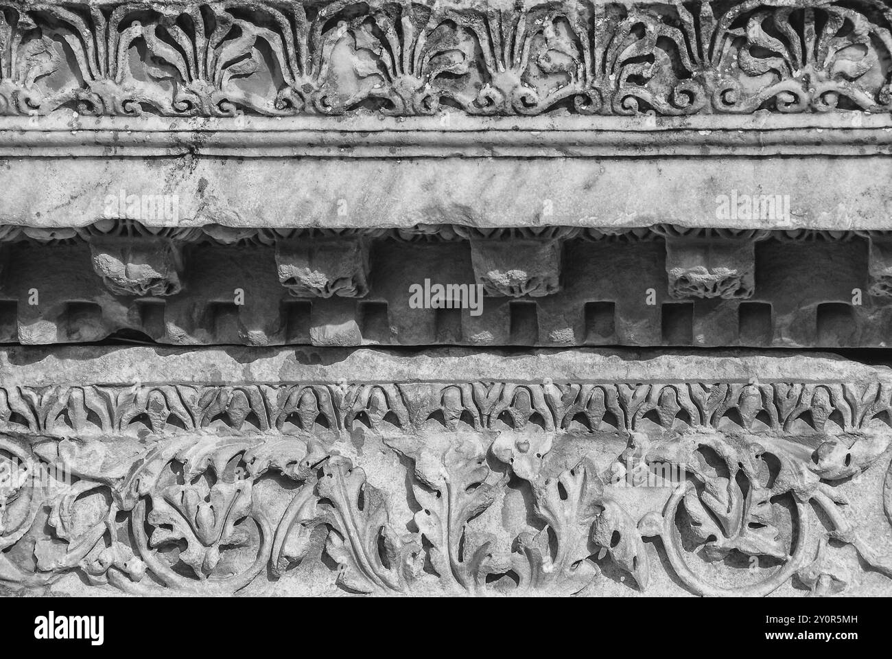 Ephesus war eine antike griechische Stadt an der Westküste Anatoliens in der Nähe des heutigen Seluk in der Provinz Izmir in der Türkei. Es war eine der zwölf Städte von t Stockfoto