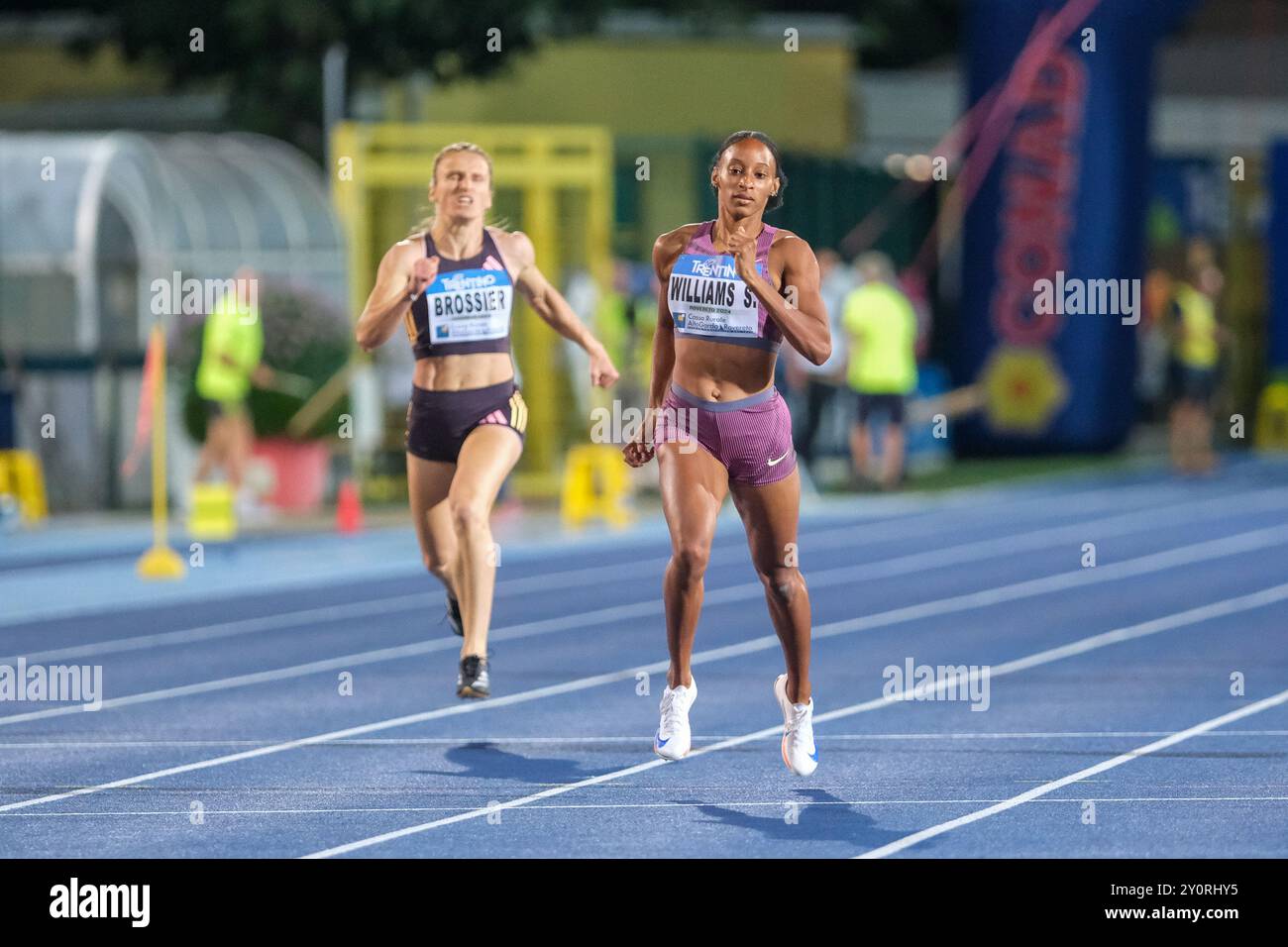 Sara Williams aus Barbados während des 60. Palio Cittaâ della Quercia, gültig für die World Athletics Continental Tour im Quercia Stadium am 3. September 2024 in Rovereto, Italien. Stockfoto