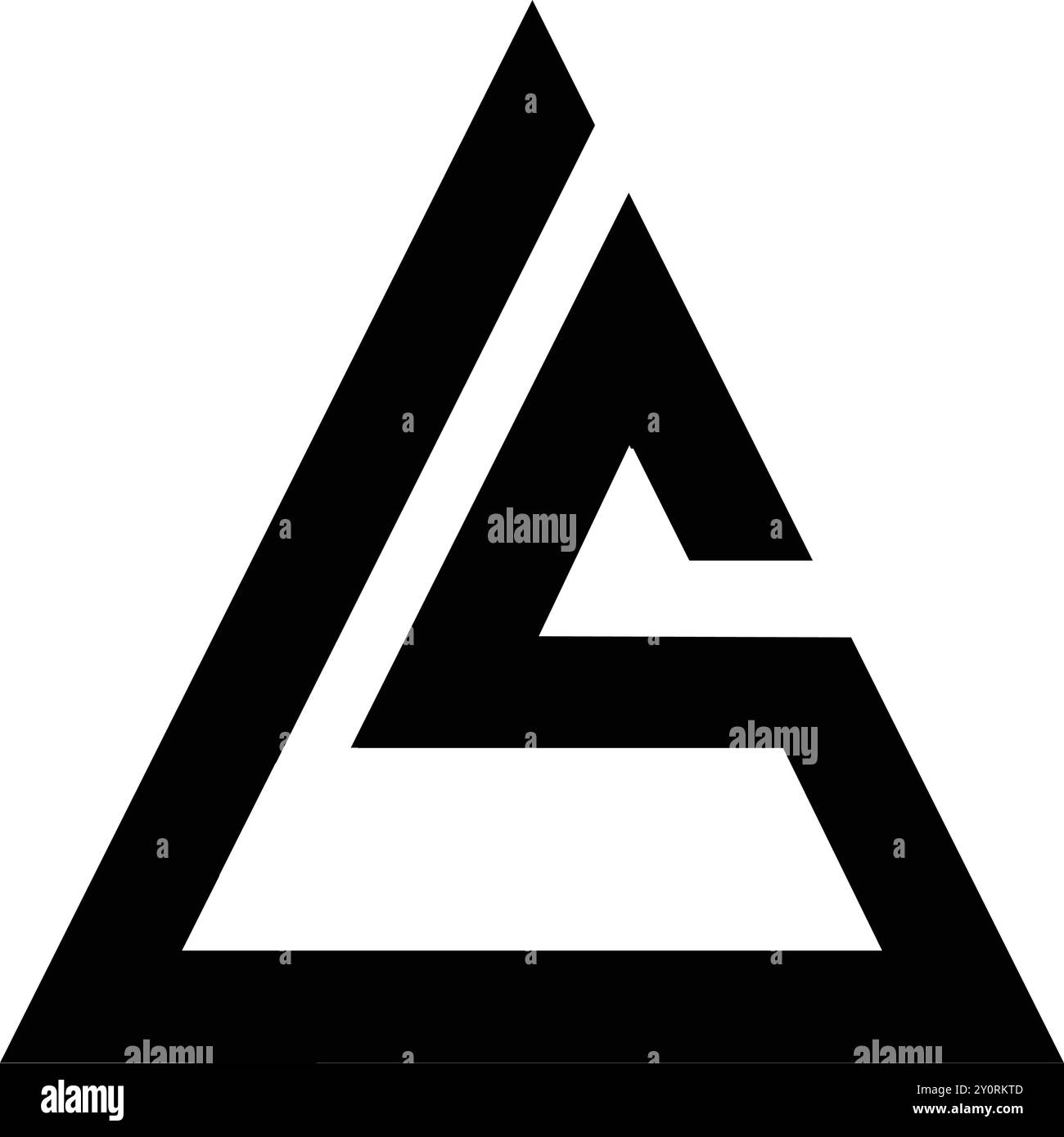 ALS Letter-Logo-Motiv Stock Vektor