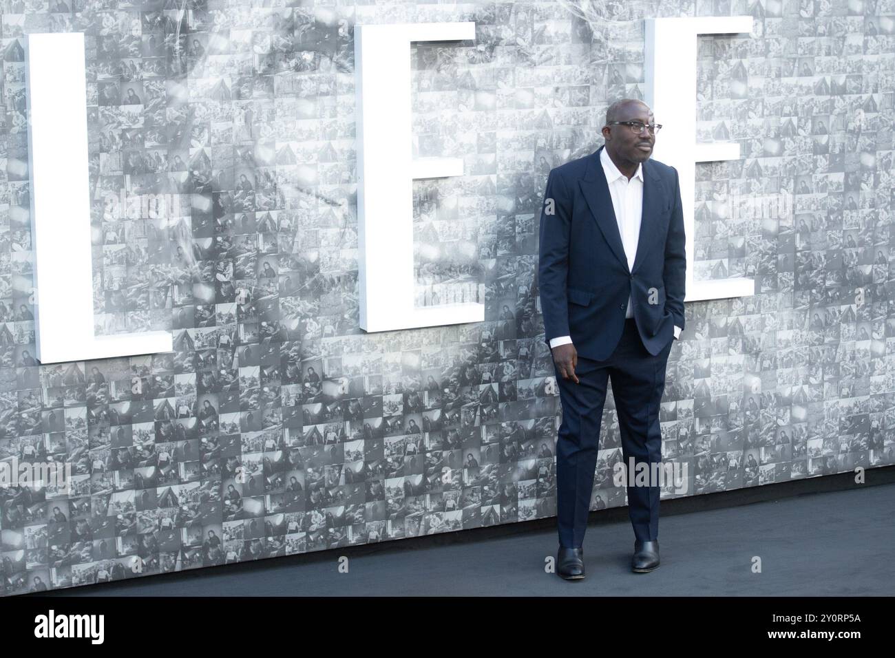 London, Großbritannien. September 2024. Im Bild: Edward Enninful nimmt an der britischen Premiere von Lee am Odeon Luxe Leicester Square Teil. Quelle: Justin Ng/Alamy Live News Stockfoto