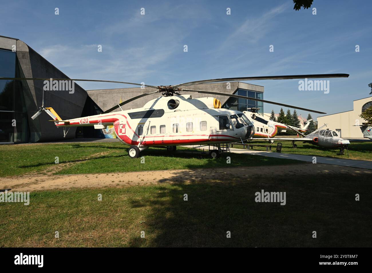 MIL Mi-85 mittelschwerer Transporthubschrauber Stockfoto