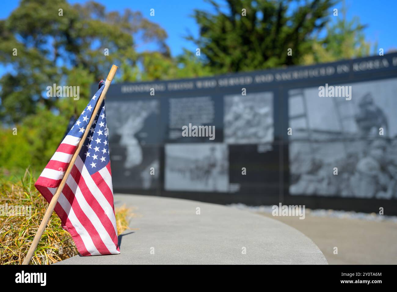 Das Korea war Memorial (1950–1953) in Presidio, San Francisco, CA Stockfoto