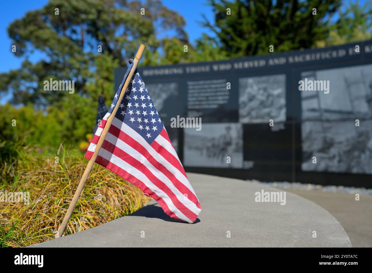 Das Korea war Memorial (1950–1953) in Presidio, San Francisco, CA Stockfoto
