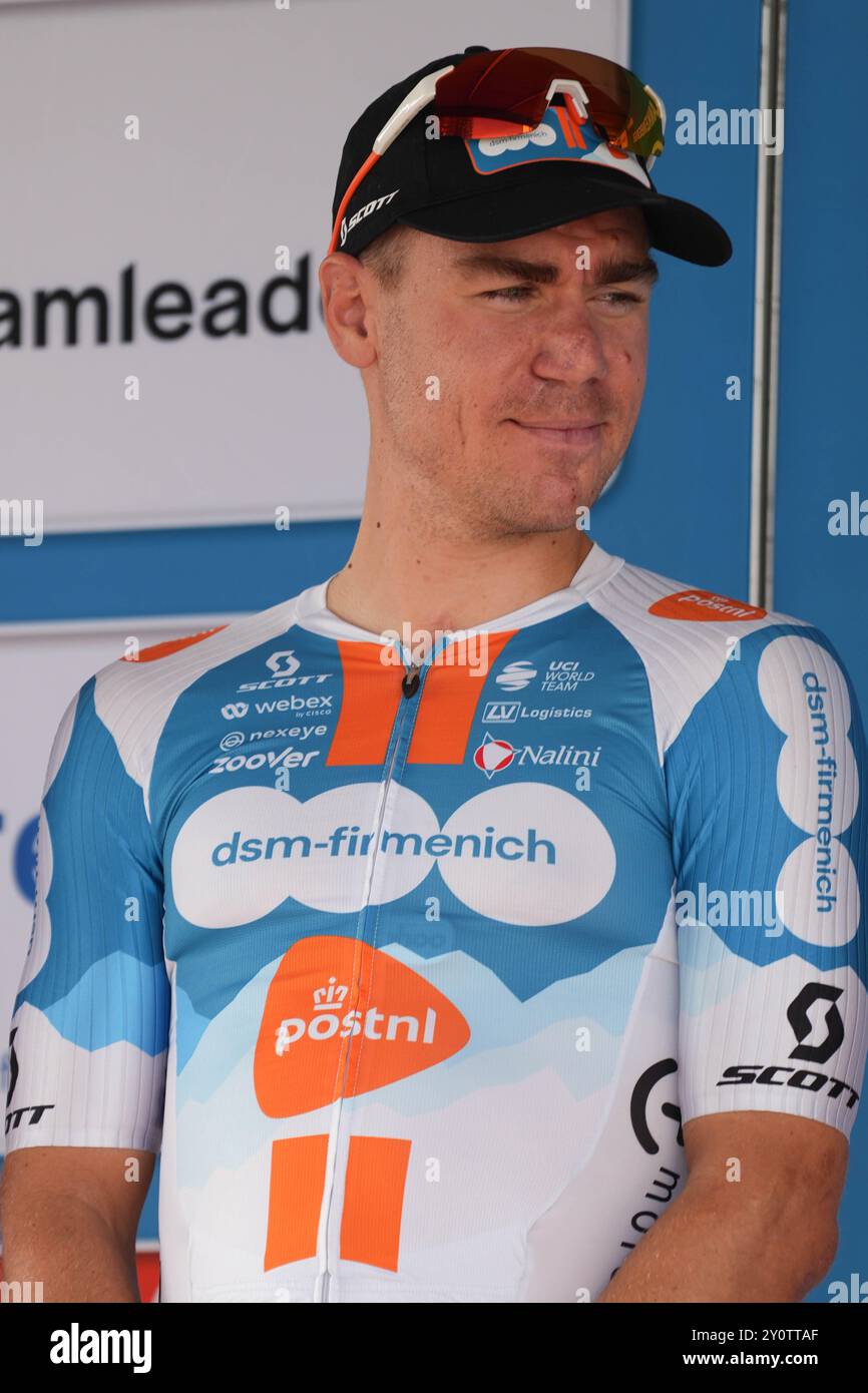 JAKOBSEN Fabio während der Renewi Tour 2024, Stage 3, Blankenberge – Ardooie am 30. August 2024 in Ardooie, Belgien - Foto Laurent Lairys / DPPI Stockfoto