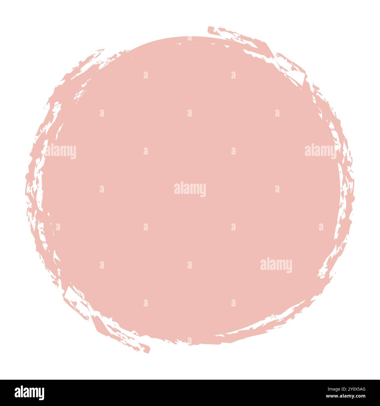 Illustration „Skin Tone Round Paint“ Stock Vektor