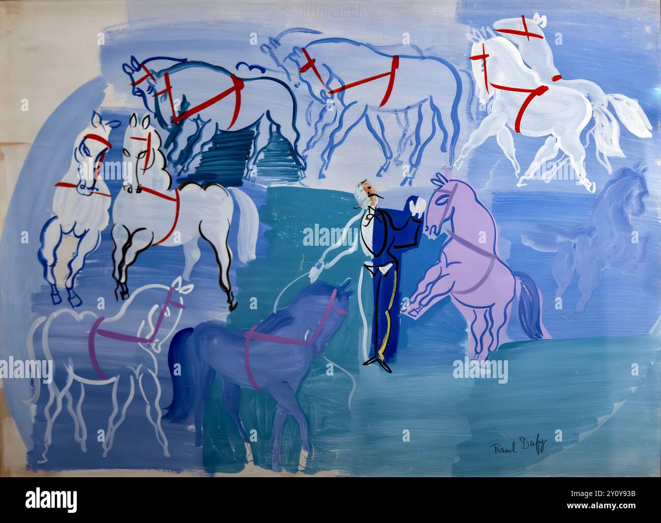 Raoul Dufy - Circus Horses - 1924 Stockfoto