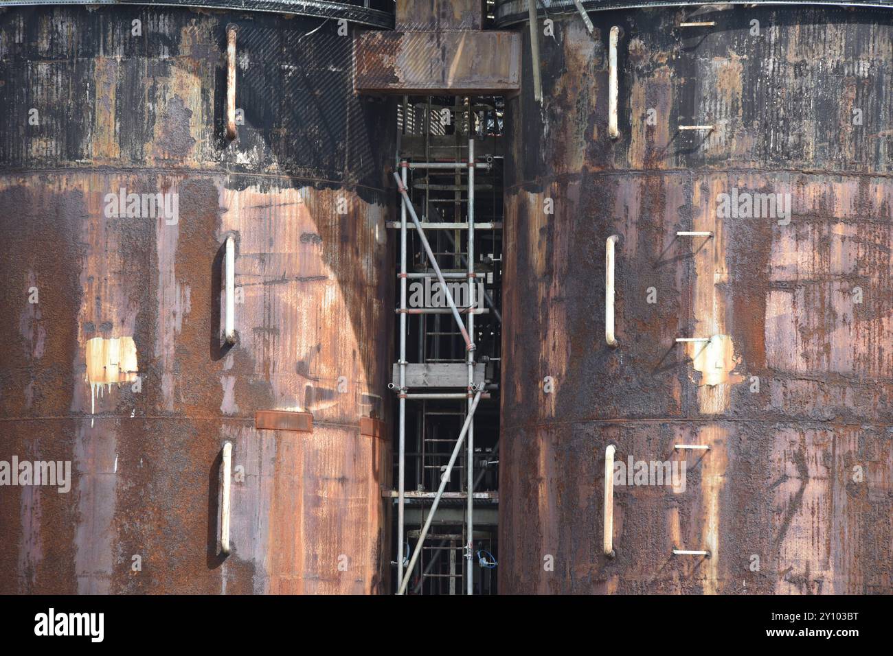 Außerhalb der Zuckerrübenfabrik in Cantley Norfolk UK Stockfoto