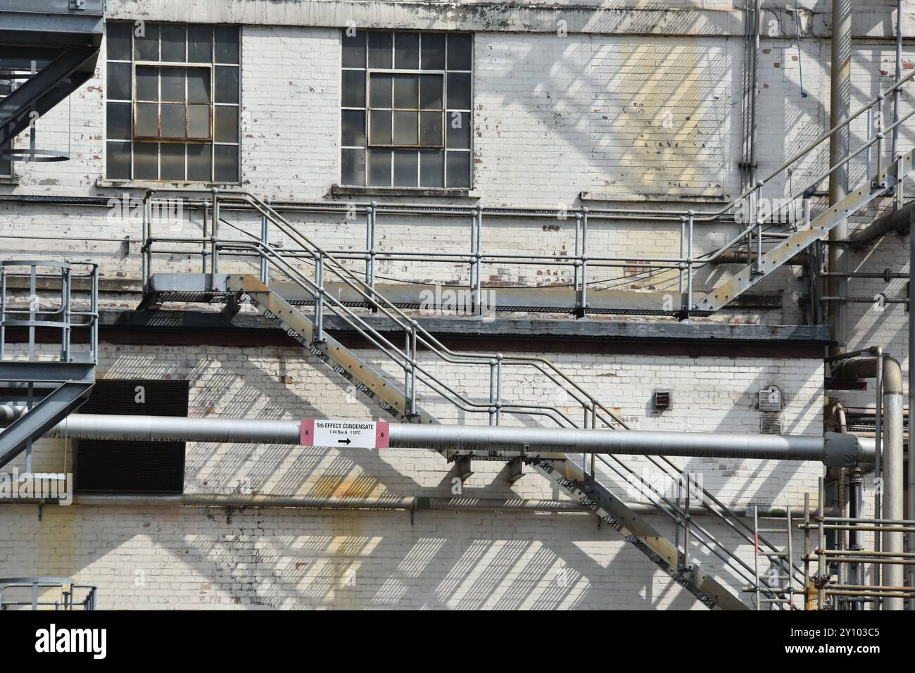 Außerhalb der Zuckerrübenfabrik in Cantley Norfolk UK Stockfoto Außerhalb der Zuckerrübenfabrik in Cantley Norfolk UK Stockfoto
