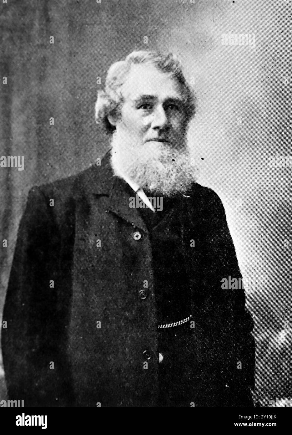 Mr. Samuel Jones, einer der Gründer der Gesellschaft und ehemaliger Präsident. Aus einer Serie von Fotografien zum Jubiläum der Northampton Co-operative Society Ltd (1870-1920). Die Co-operative Society war eine britische Verbrauchergenossenschaft und ist heute als The Co-operative Group Ltd. Bekannt. Im 19. Und 20. Jahrhundert wurden die Genossenschaften auf regionaler Basis betrieben. Stockfoto