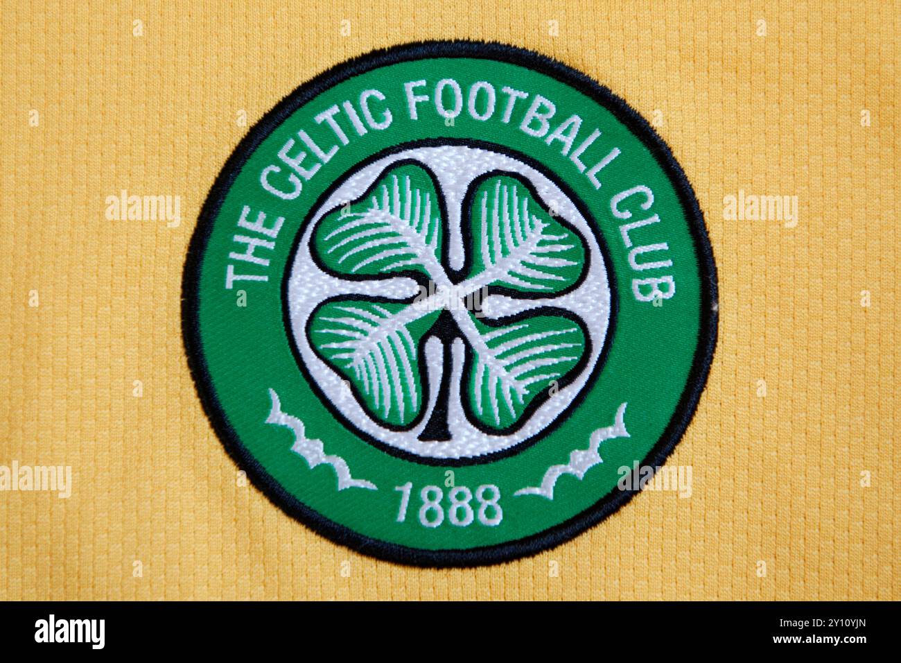 Celtic FC Vereinswappen, Logo, Abzeichen, Emblem Stockfoto