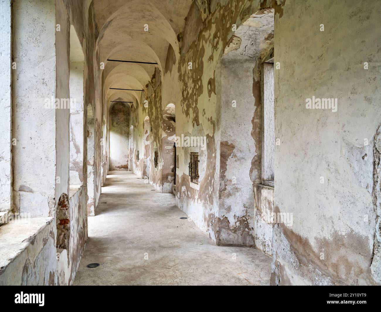 Castel Beseno nahe Rovereto Stockfoto