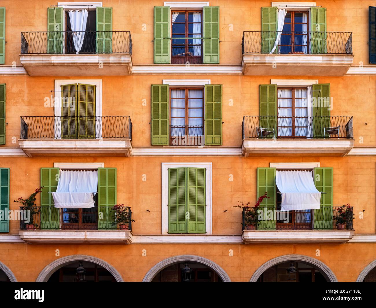 In den Straßen von Palma de Mallorca Stockfoto