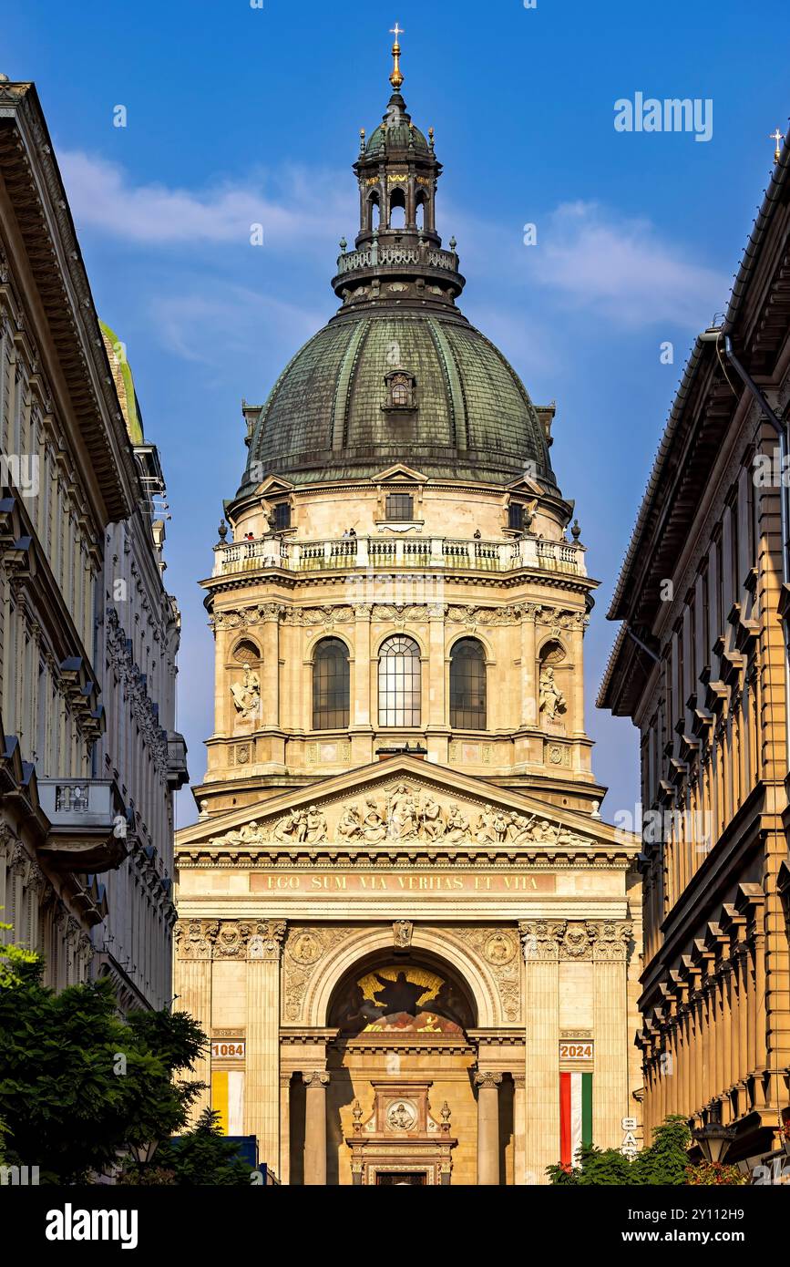 Die St. Stephans Kathedrale in Budapest Stockfoto