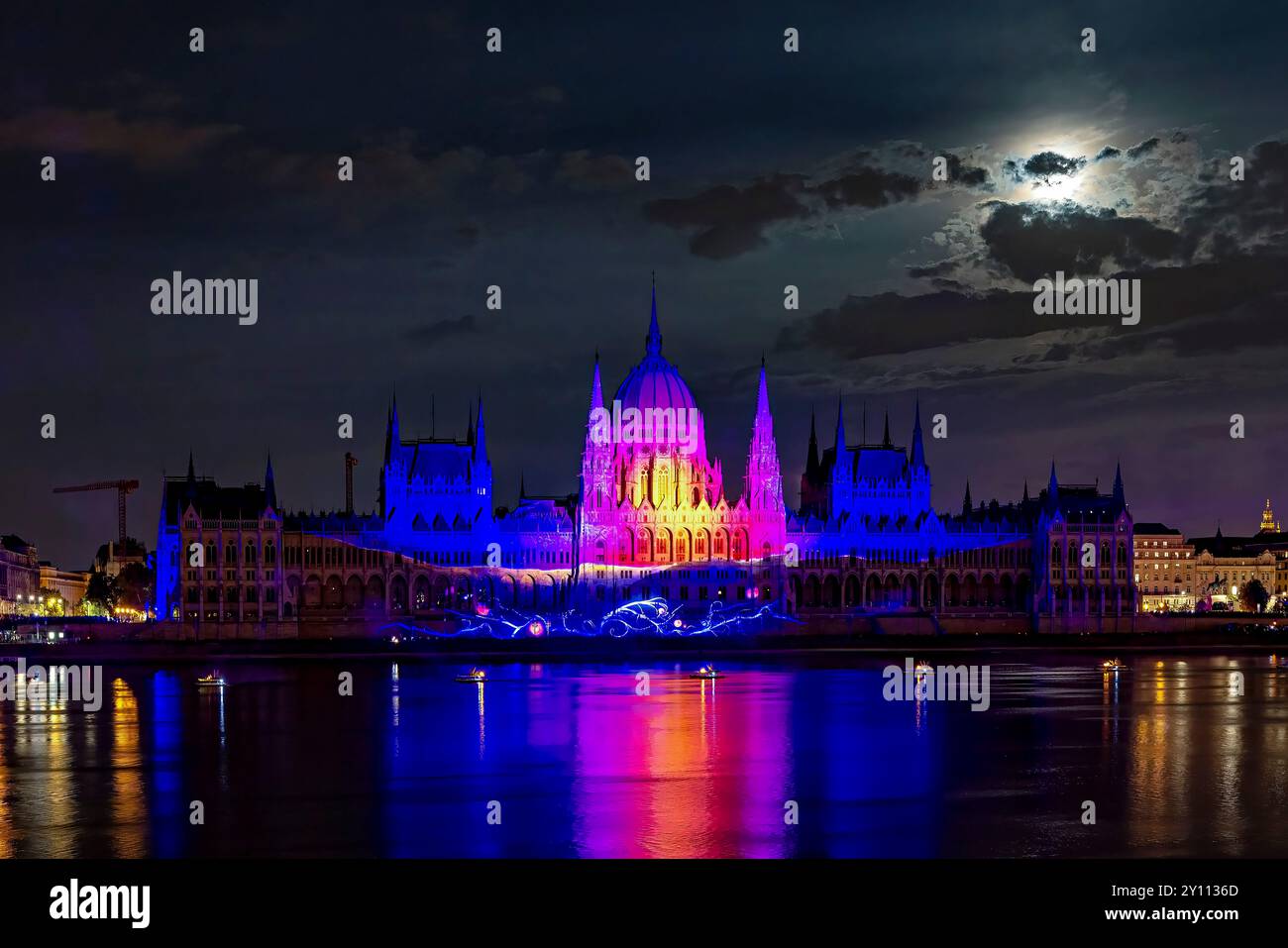 Das ungarische Parlament Stockfoto
