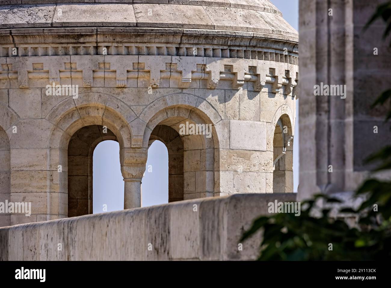 Die Fischerbastion in Budapest Stockfoto
