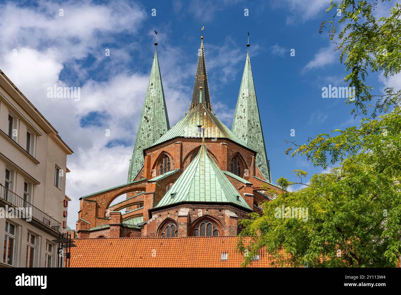 Marienkirche, Hansestadt Lübeck, Schleswig-Holstein, Deutschland Stockfoto