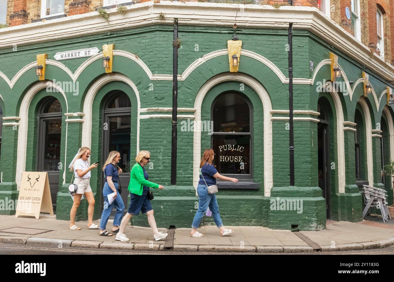 England, Kent, Margate, die Altstadt, Pub Frontage in der Market Street Stockfoto