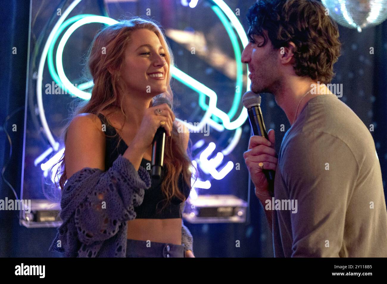 Es endet mit Blake Lively & Justin Baldoni Stockfoto