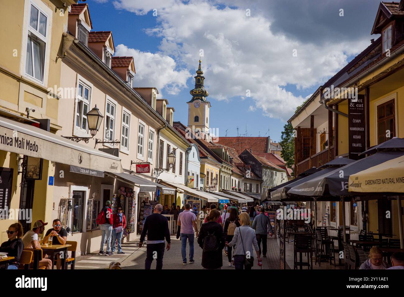 Reisefoto Kroatien Stockfoto