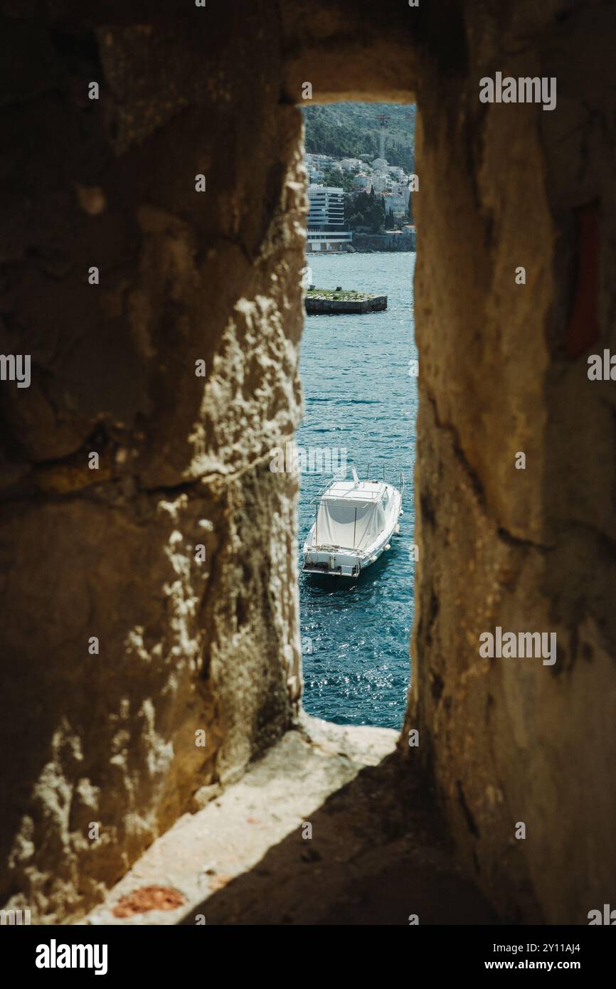 Reisefoto Kroatien Stockfoto