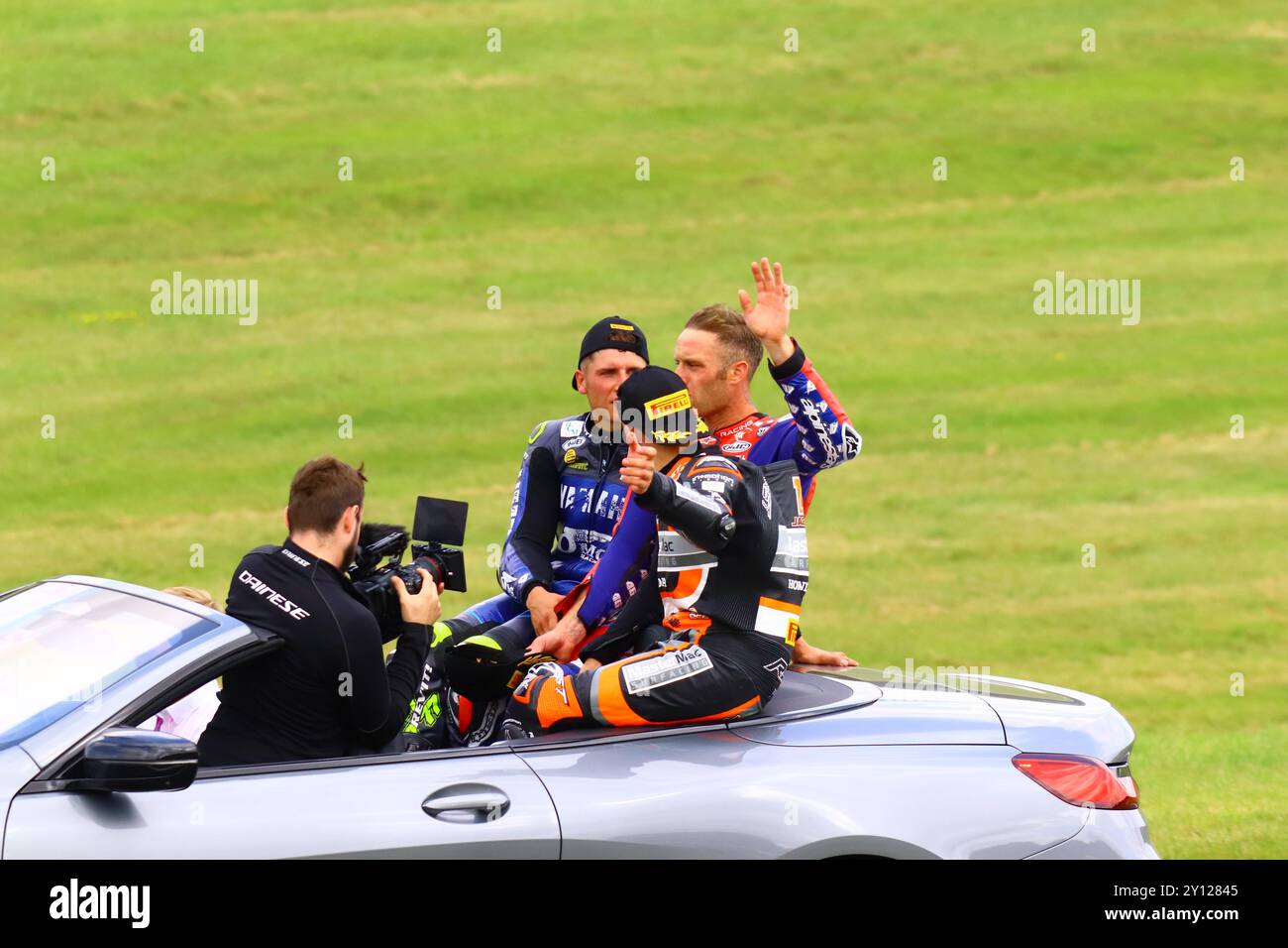 BRITISCHE SUPERBIKES IM CADWELL PARK 2024 Stockfoto