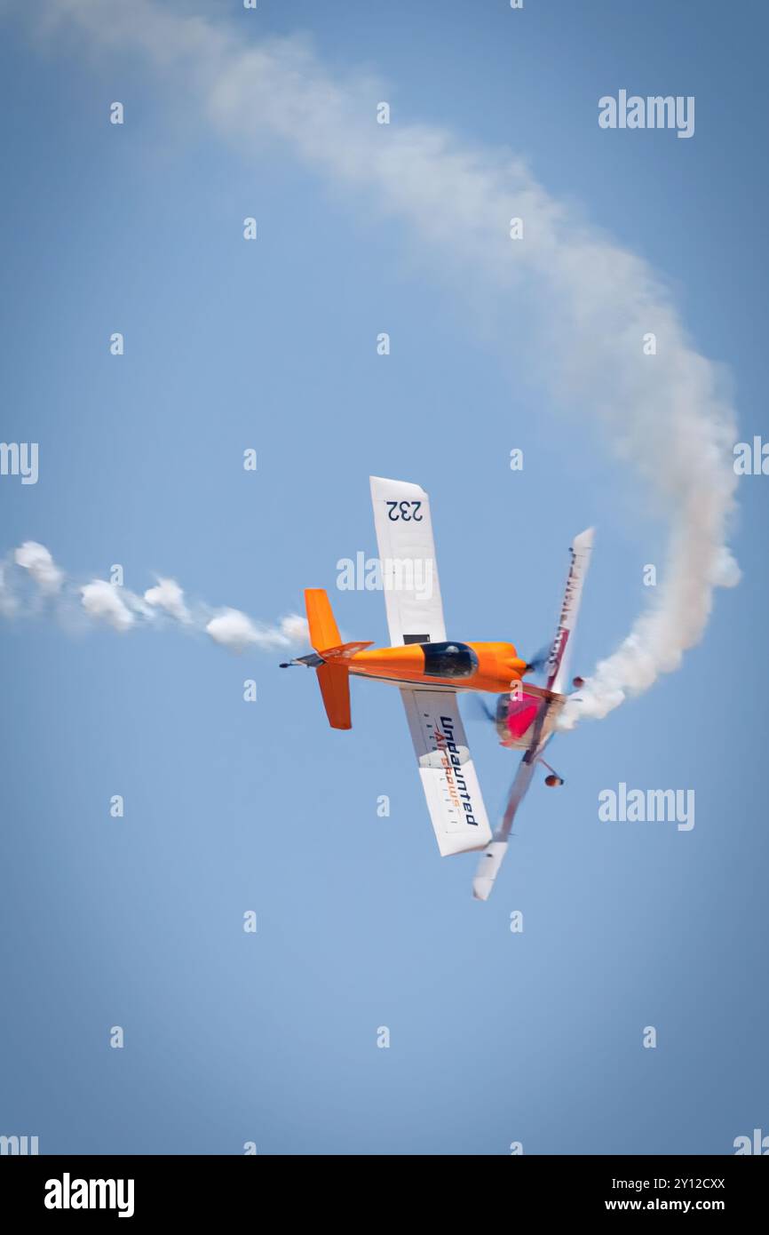 Bei der Legacy of Liberty Airshow 2024 auf der Holloman Air Force Base in der Nähe von Alamogordo, New Mexico. Stockfoto