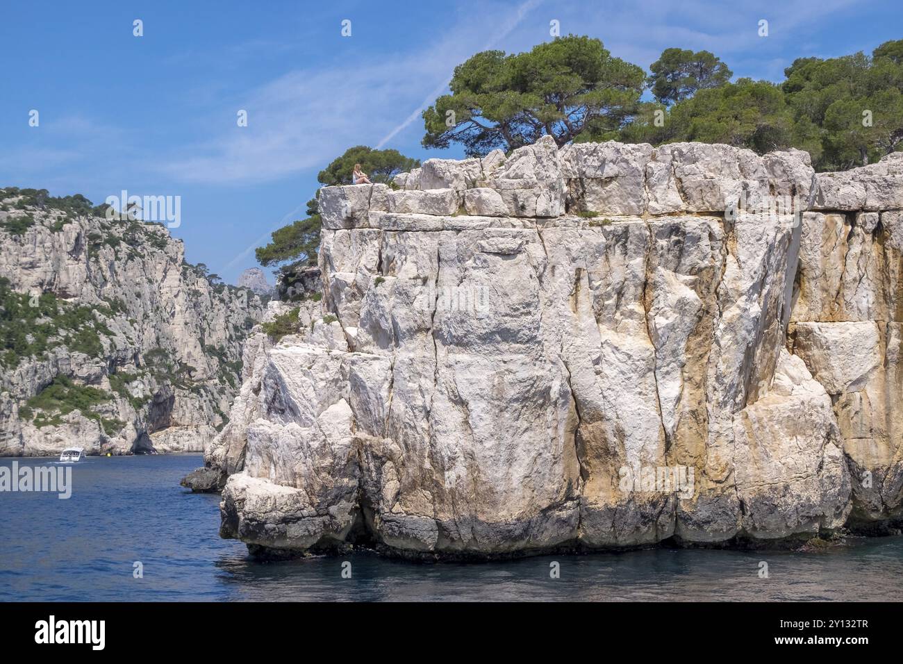 Nationalpark Massif des Calanques, Cassis, Departements Bouches-du-Rhone, Frankreich, Europa Stockfoto