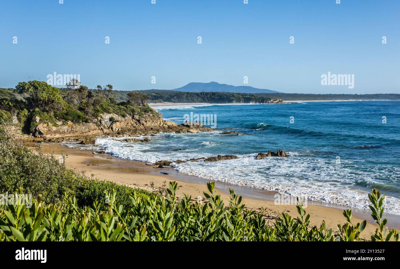 Mill Beach in Barragga Bay an der Südküste von New South Wales, Australien Stockfoto