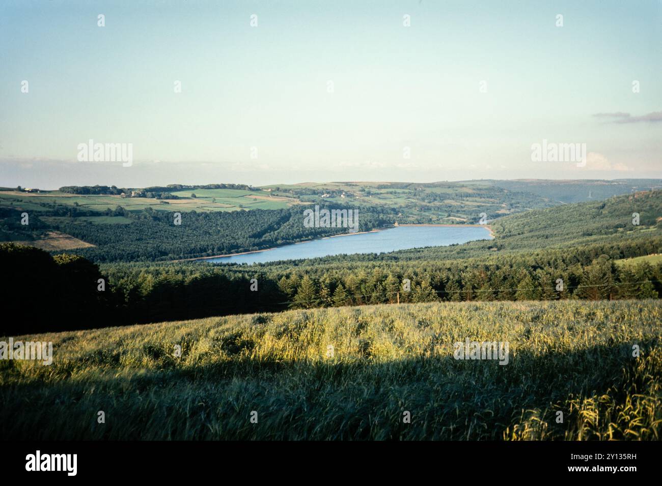 Vintage-Fotofolie der englischen Landschaft Stockfoto