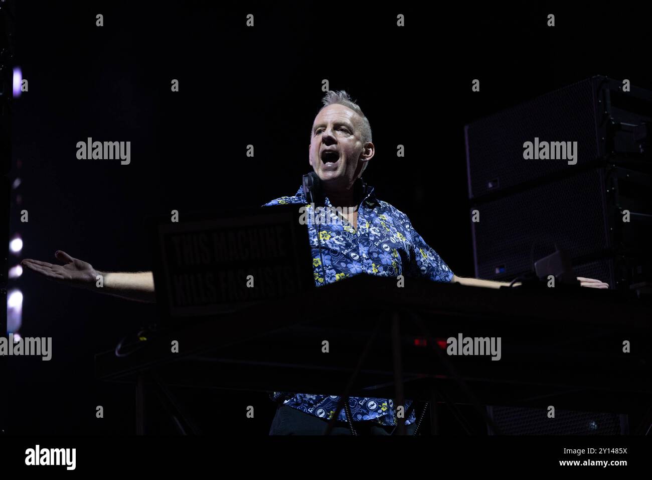 Musikkonzert - Fat Boy Slim Live dj Set Fat Boy Slim Live dj Set in Rom Copyright: XGiulioxParavani/SportReporterx/xLiveMediax LPM 1504330 Stockfoto