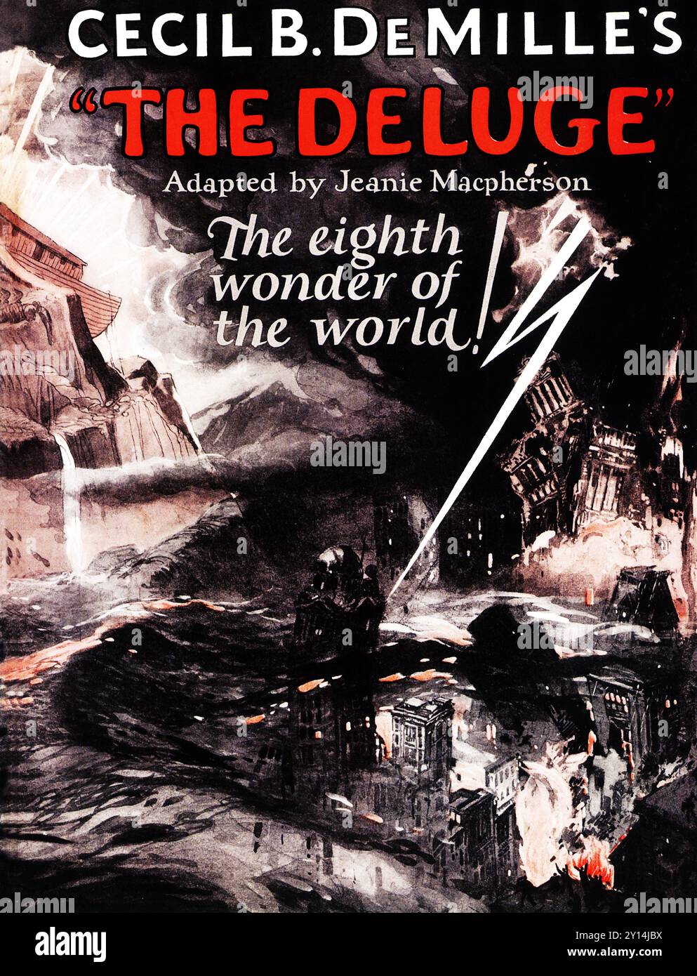 1926 Filmposter The Sinuge – Cecil B. DeMille Production. Stockfoto