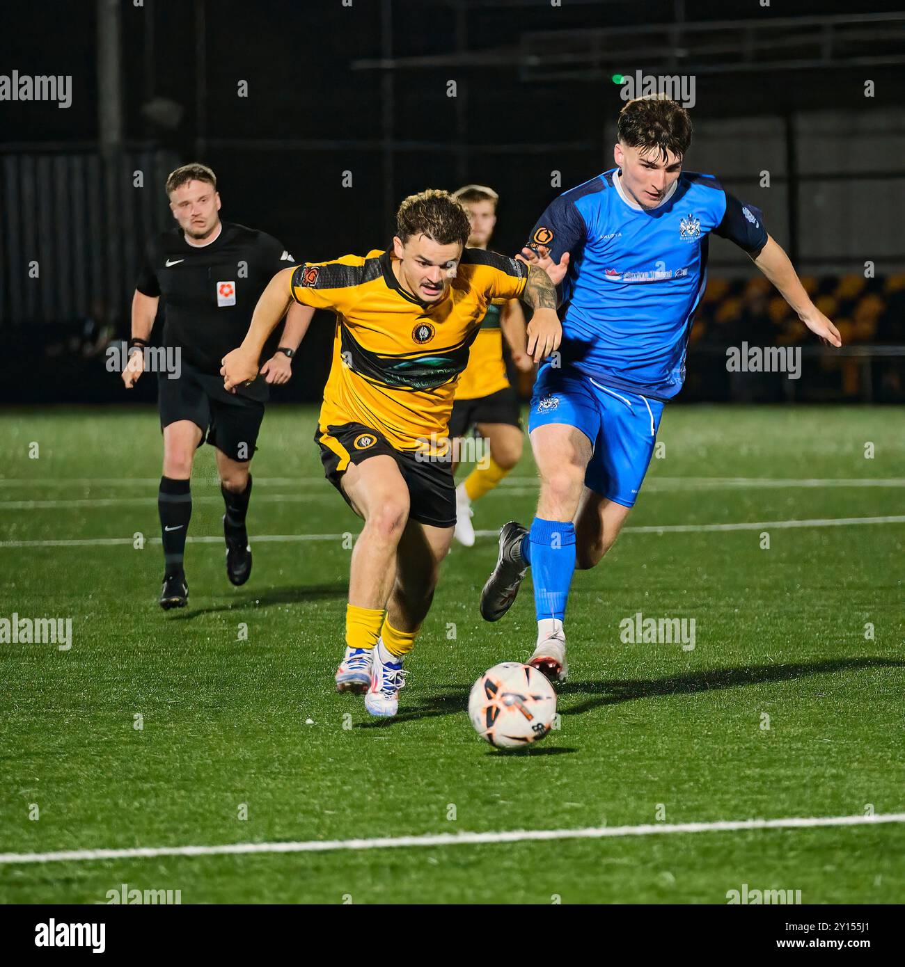 Rushall Olympic gegen Marine AFC Stockfoto